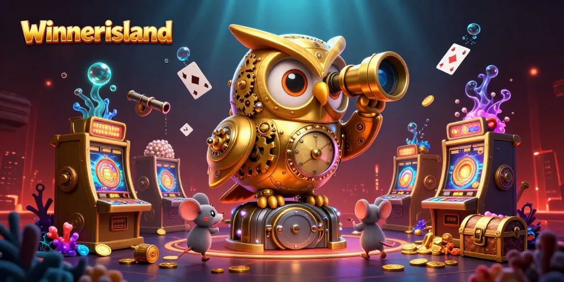Experience the thrill at winnerisland with vibrant, animated casino elements enhancing your gaming adventure.