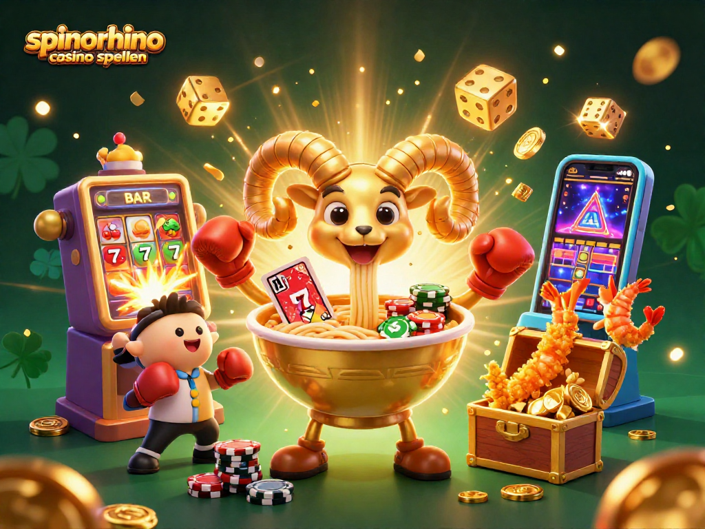 Beleef de spannende actie met spinorhino casino spellen tussen gokautomaten en kleurrijke themakarakters.